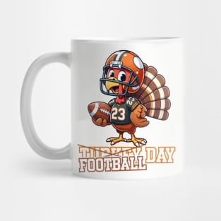 Turkey Day Football Day Mug